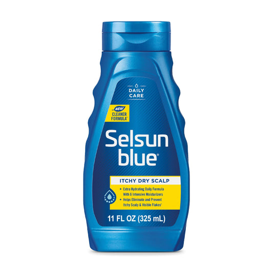 Champú Selsun Azul para Caspa y Picazón en el Cuero Cabelludo Seco