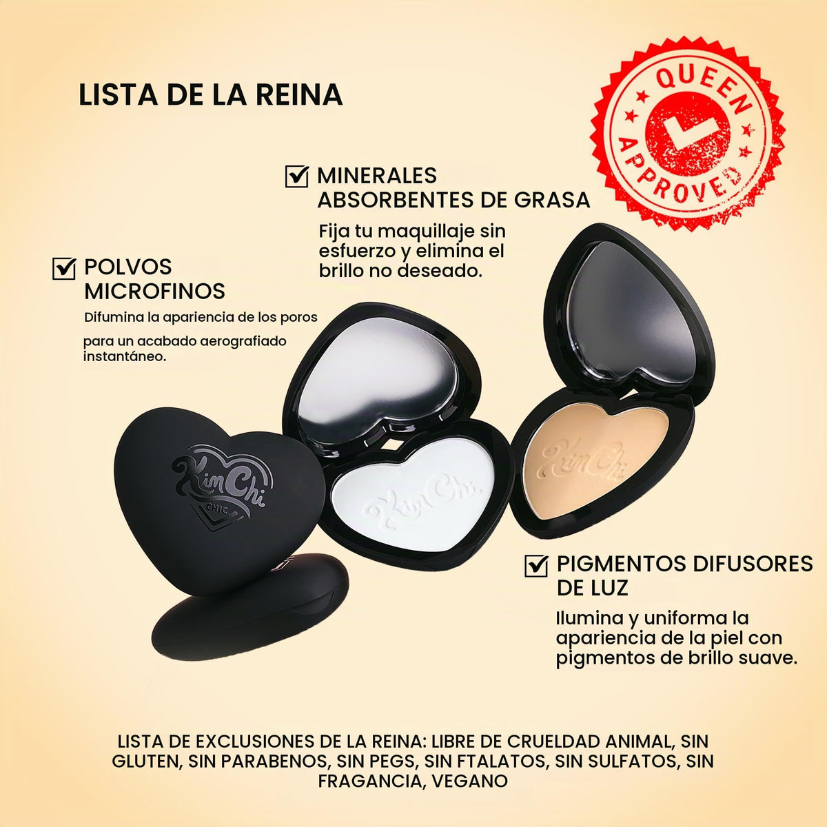 Kimchi Chic, Polvo compacto con acabado luminoso, difumina, ilumina y resalta el rostro, Almost Catfished (02 That White Powder)