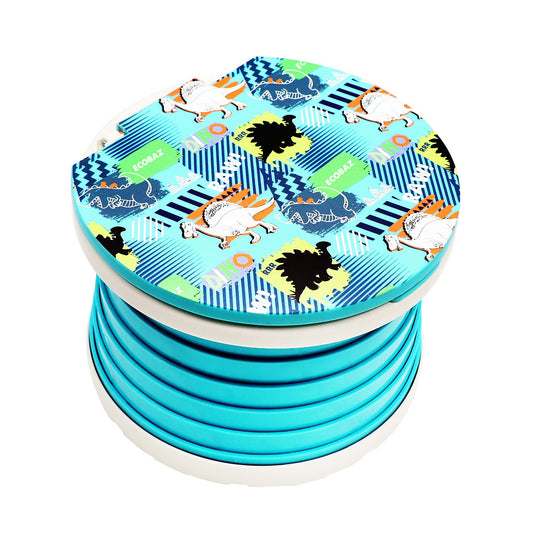 Asiento Plegable de Viaje para Niños Verde para Camping y Viajes