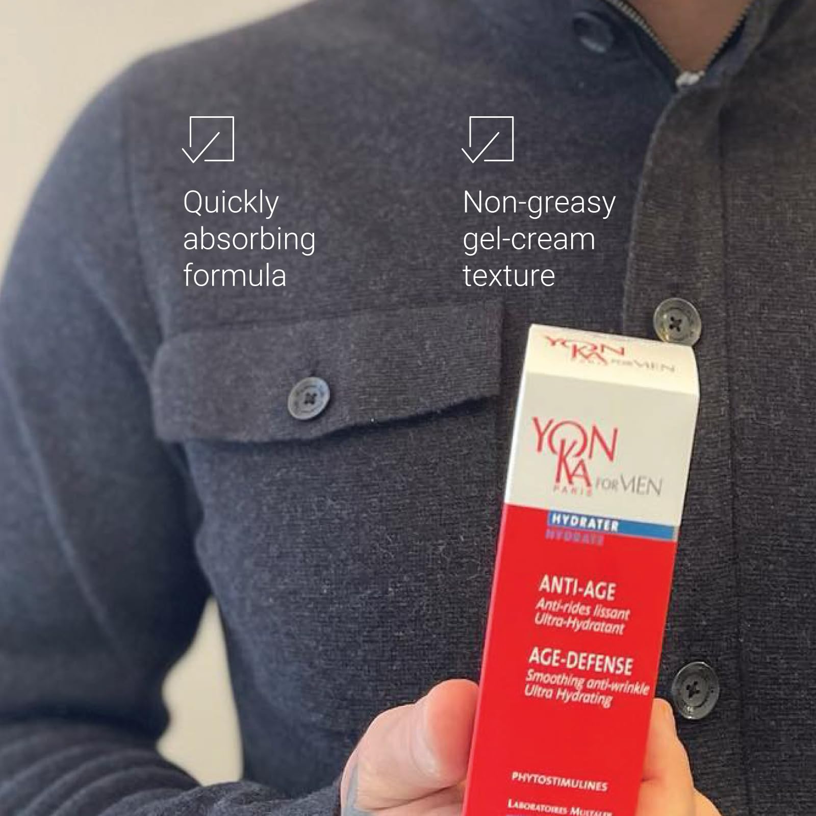 Crema Hidratante Yonka age-defense alisadora antiarrugas