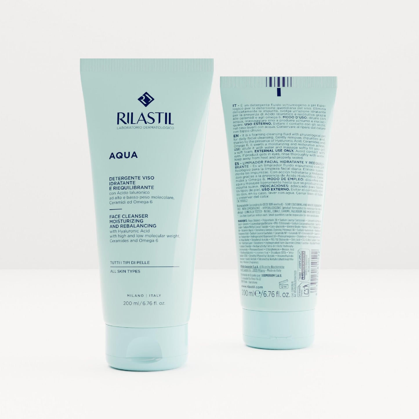 Rilastil Aqua Moisturizing Face Cleanser