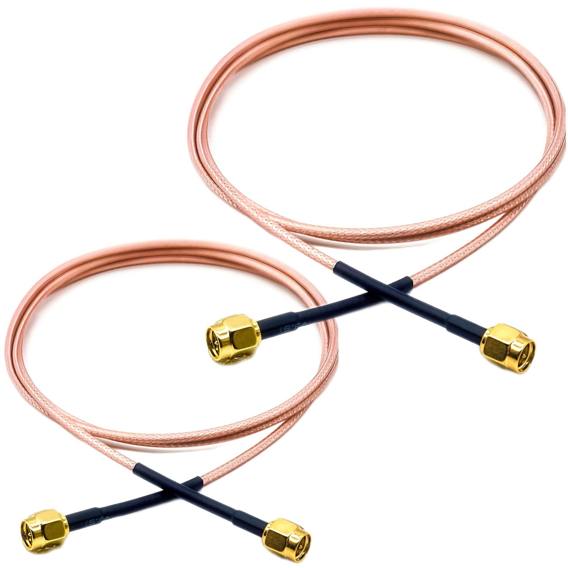 JXCN-PXTR RG316 SMA - Cable macho a macho de 2 pies, 2 unidades