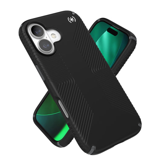 Funda iPhone 17 Speck Negro/Gris Pizarrón/Blanco Compatible con MagSafe Protectora Delgada