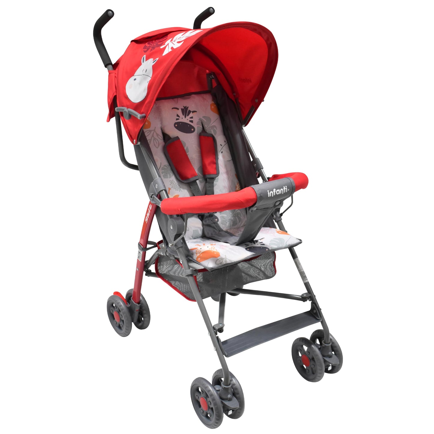 INFANTI | Carriola para Bebe de Baston SKIT | Carriola de Viaje - Carrito para Bebe | Cosas para Bebes 6 Meses hasta 15 kg - Compacta y Plegable | Carriola de Baston Ligera con Arnés de Seguridad