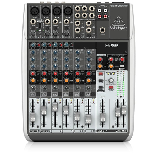 Behringer Q1204Usb Dj Mixer - Mezclador Para Dj