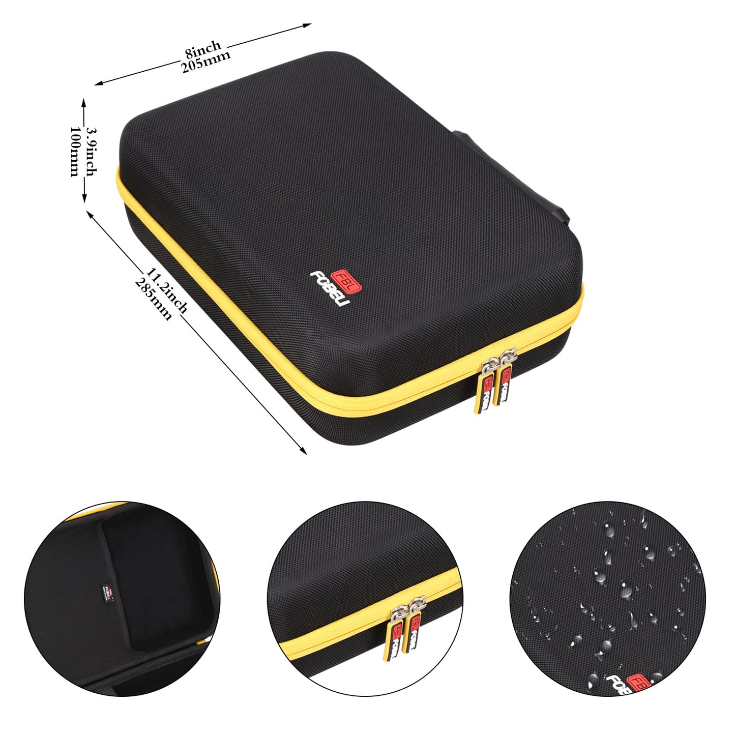 FBLFOBELI - Funda de almacenamiento rígida compatible con AstroAI/para inflador de neumáticos ZOPOM, compresor de aire portátil, bomba de aire alimentada por batería (solo caso)