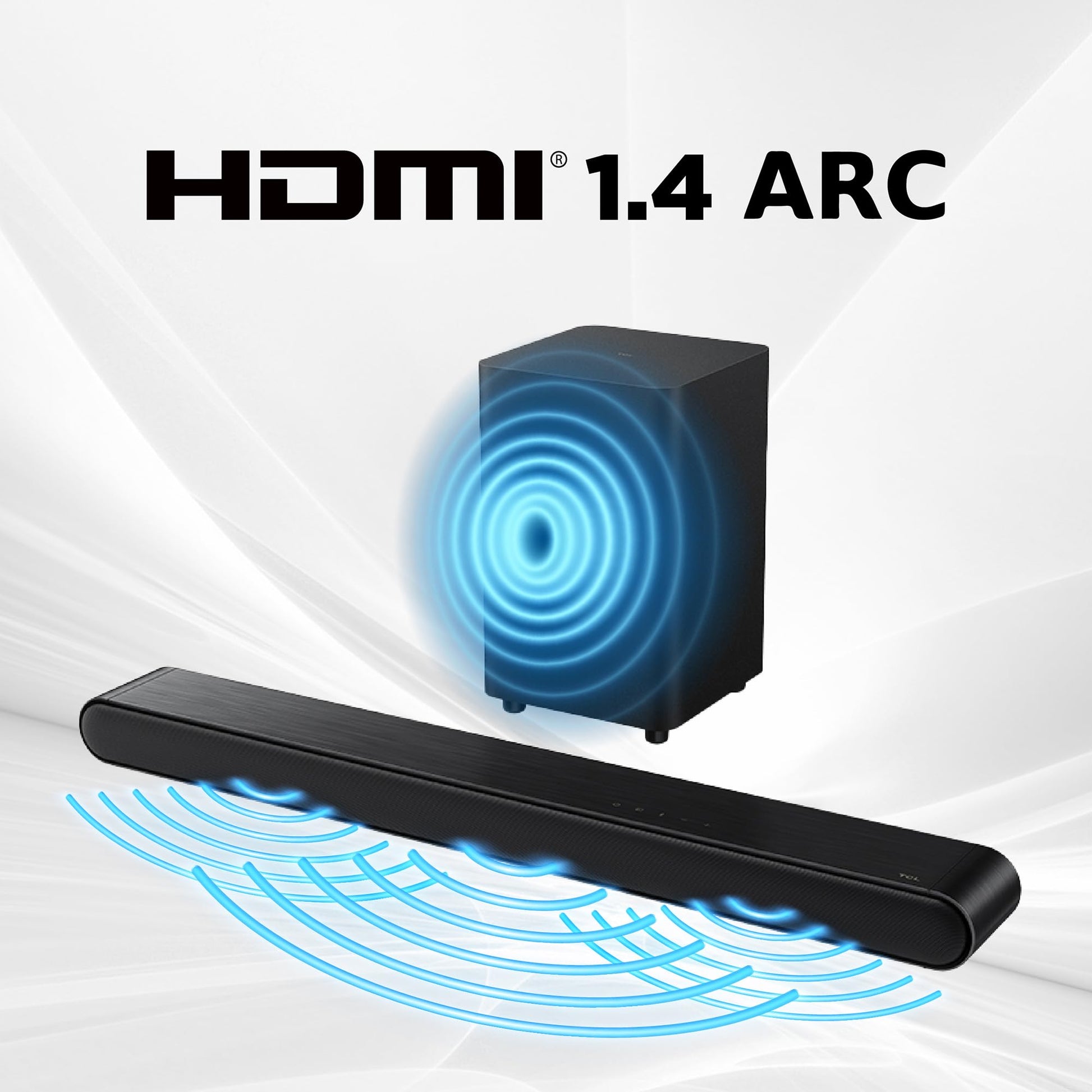 Barra de Sonido TCL S643W 3.1 ch con Dolby Audio y DTS Virtual:X Bluetooth y HDMI