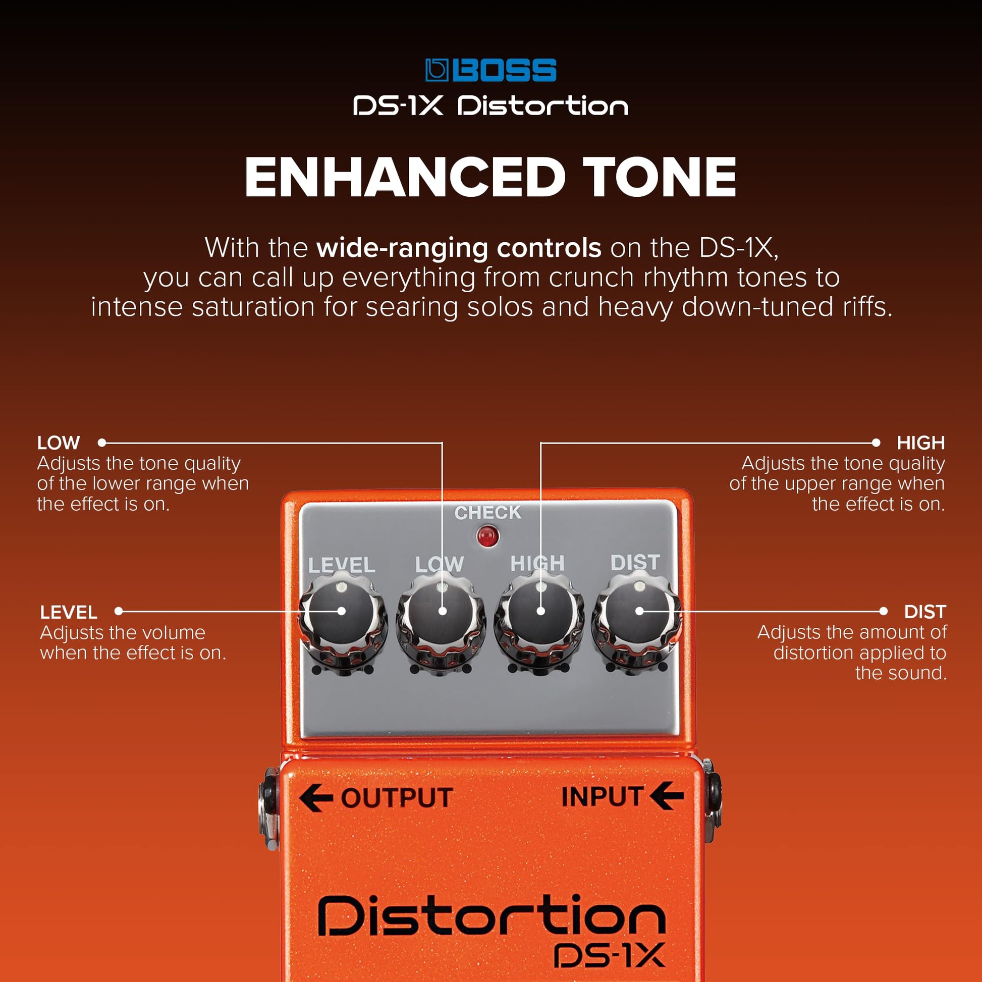 BOSS DS-1X Pedal