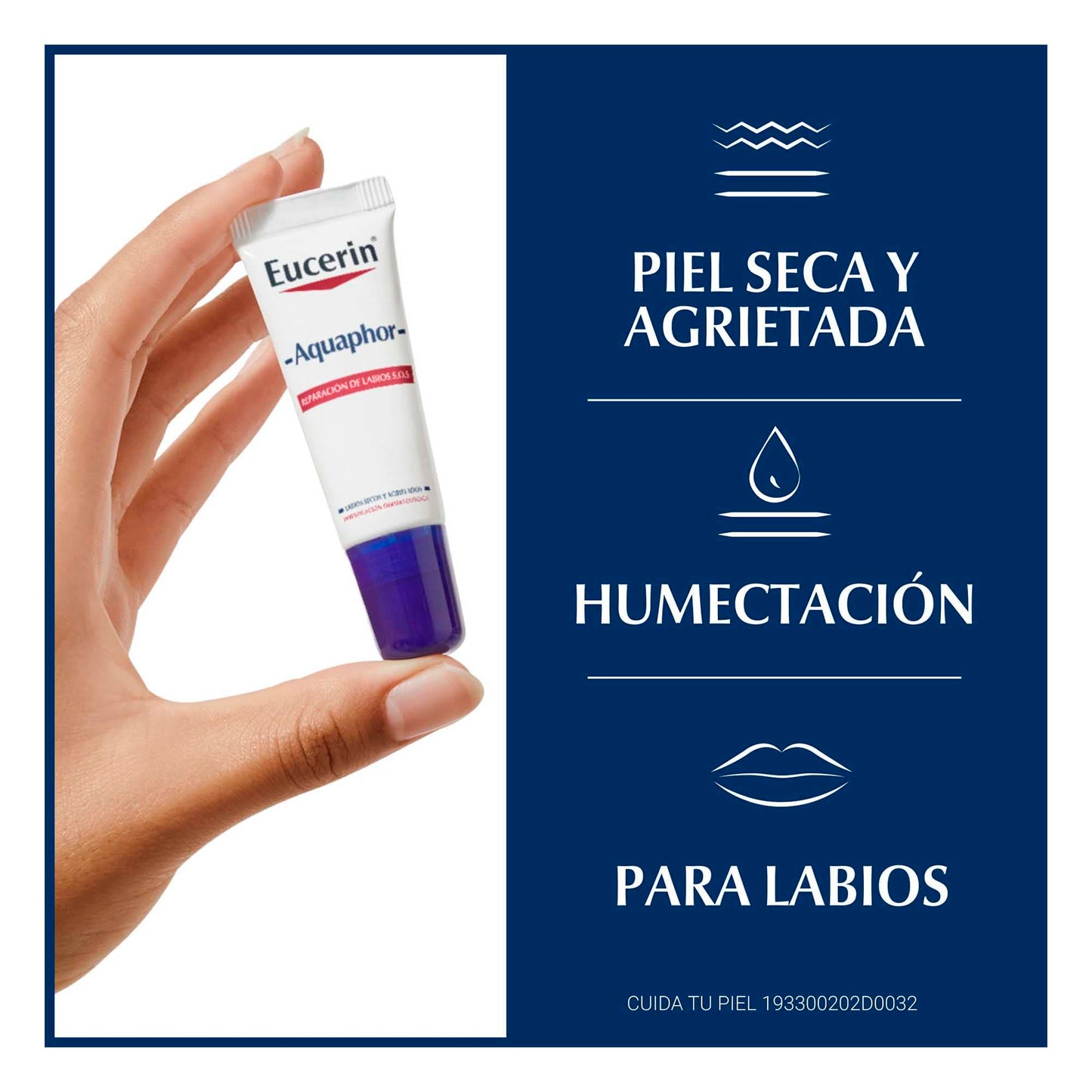 Eucerin Aquaphor SOS- Reparador De Labios , 10 ml