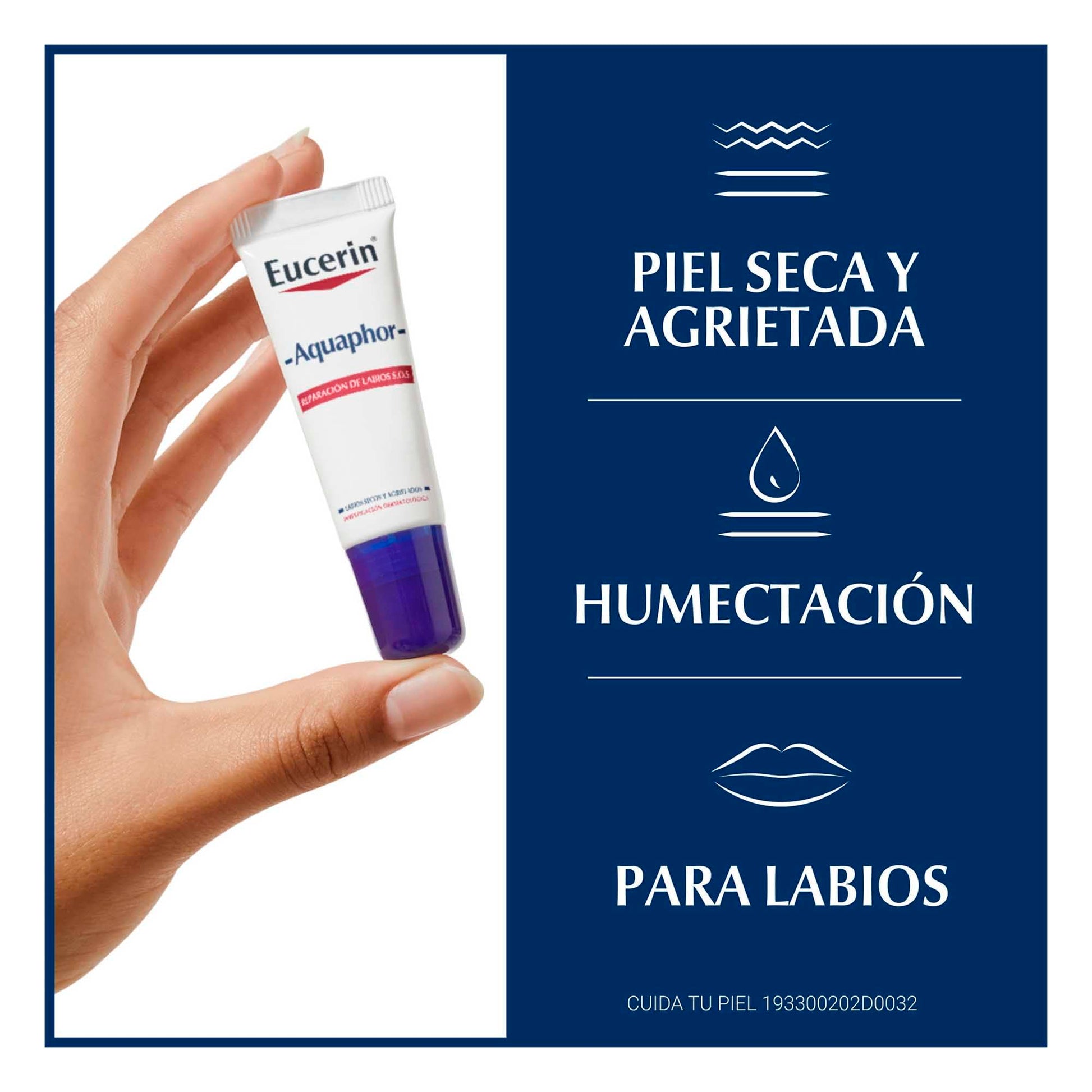 Eucerin Aquaphor SOS- Reparador De Labios , 10 ml