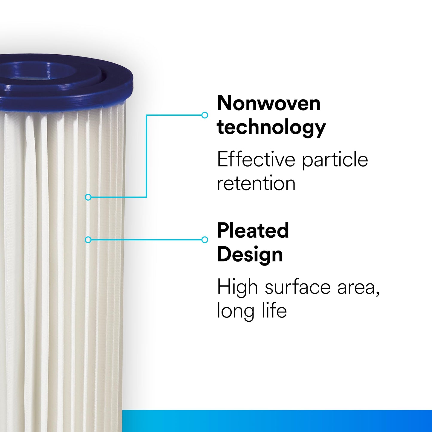 Sistema de Filtro de Agua Filtrete Azul y Blanco con Capacidad para la Casa Entera
