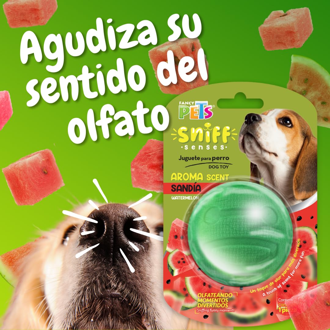 Fancy Pets Pelota Sniff con Aroma A Sandia para Perro