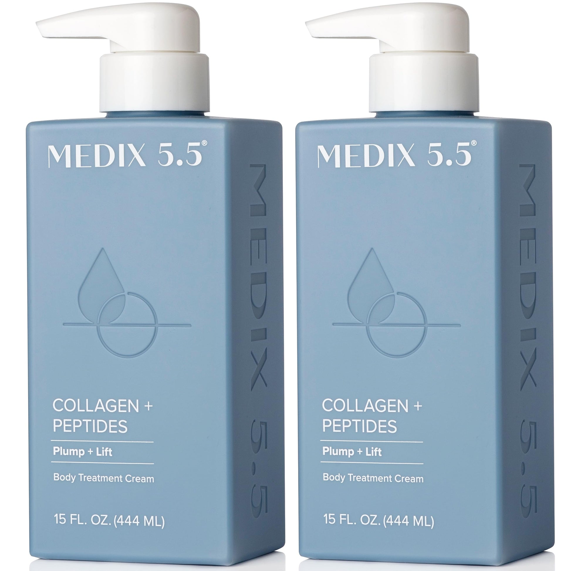 Two Pack. Medix 5.5 Collagen Cream with Caviar. Anti-aging Moisturizer. Firms And Tightens Your Skin. Anti-Aging Cream Collagen, Peptides, Aloe Vera, and Green Tea. Two 15oz bottles.