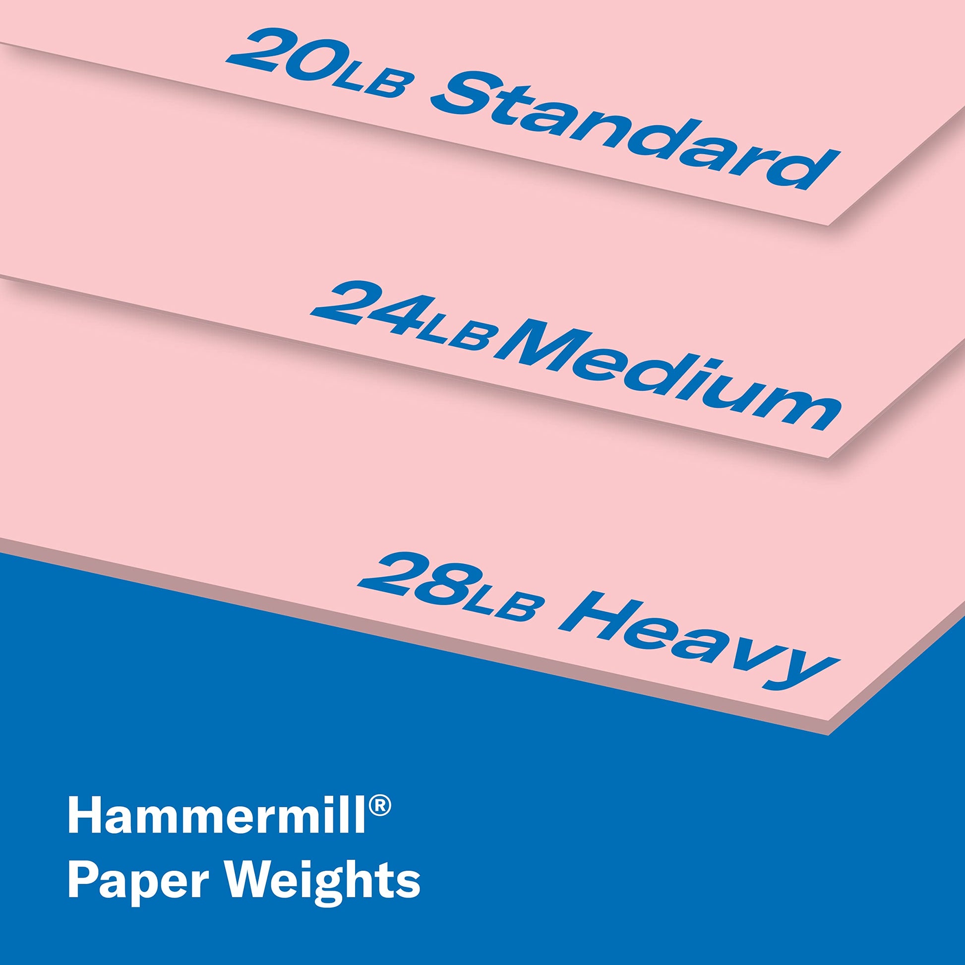 Hammermill Colors Pink, 24lbs, 8.5x11, 500 Sheets/1 Ream, (104463R)