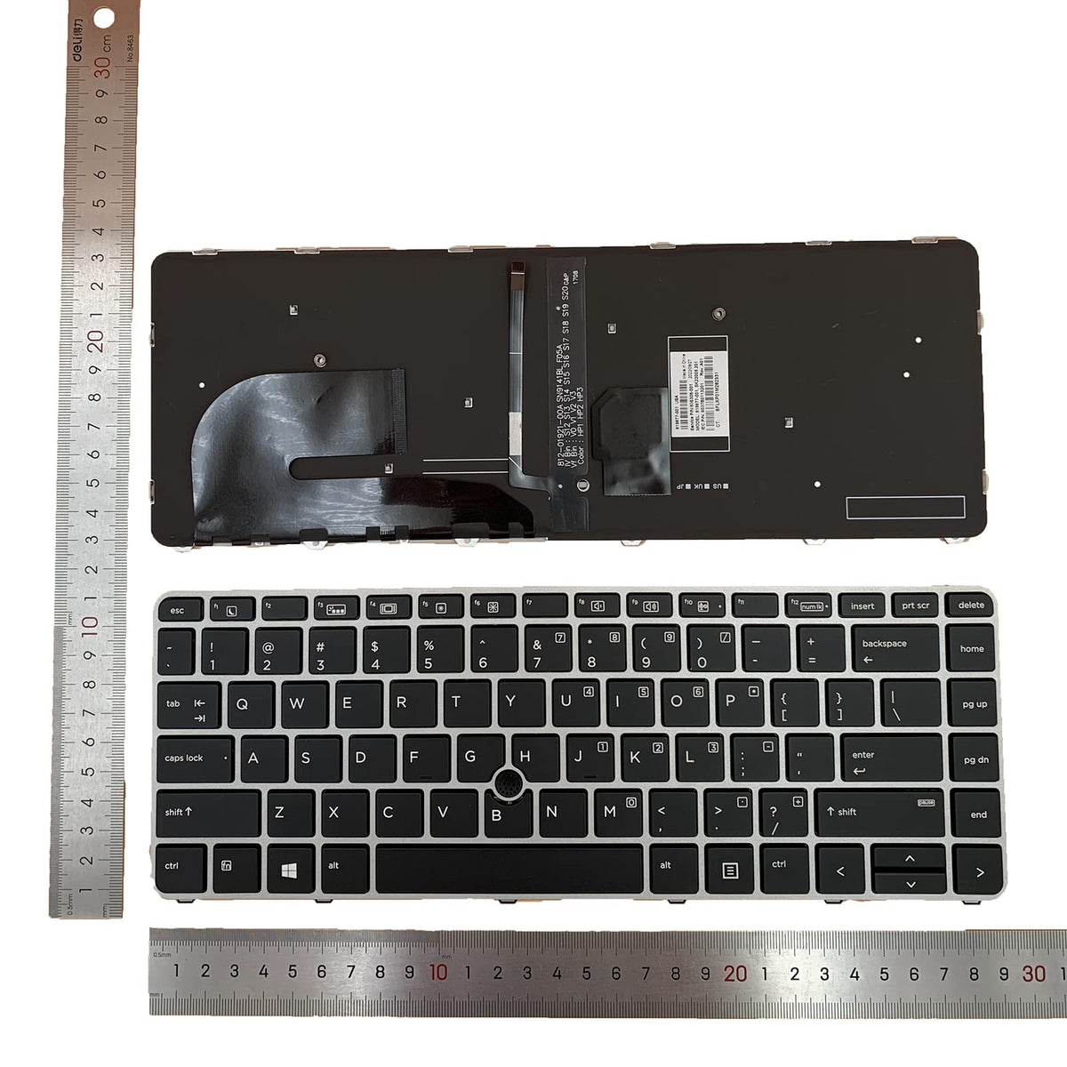 Laptop Siakoocty con Teclado Retroiluminado para HP EliteBook 840 G3/G4 745 G3/G4 Repuesto