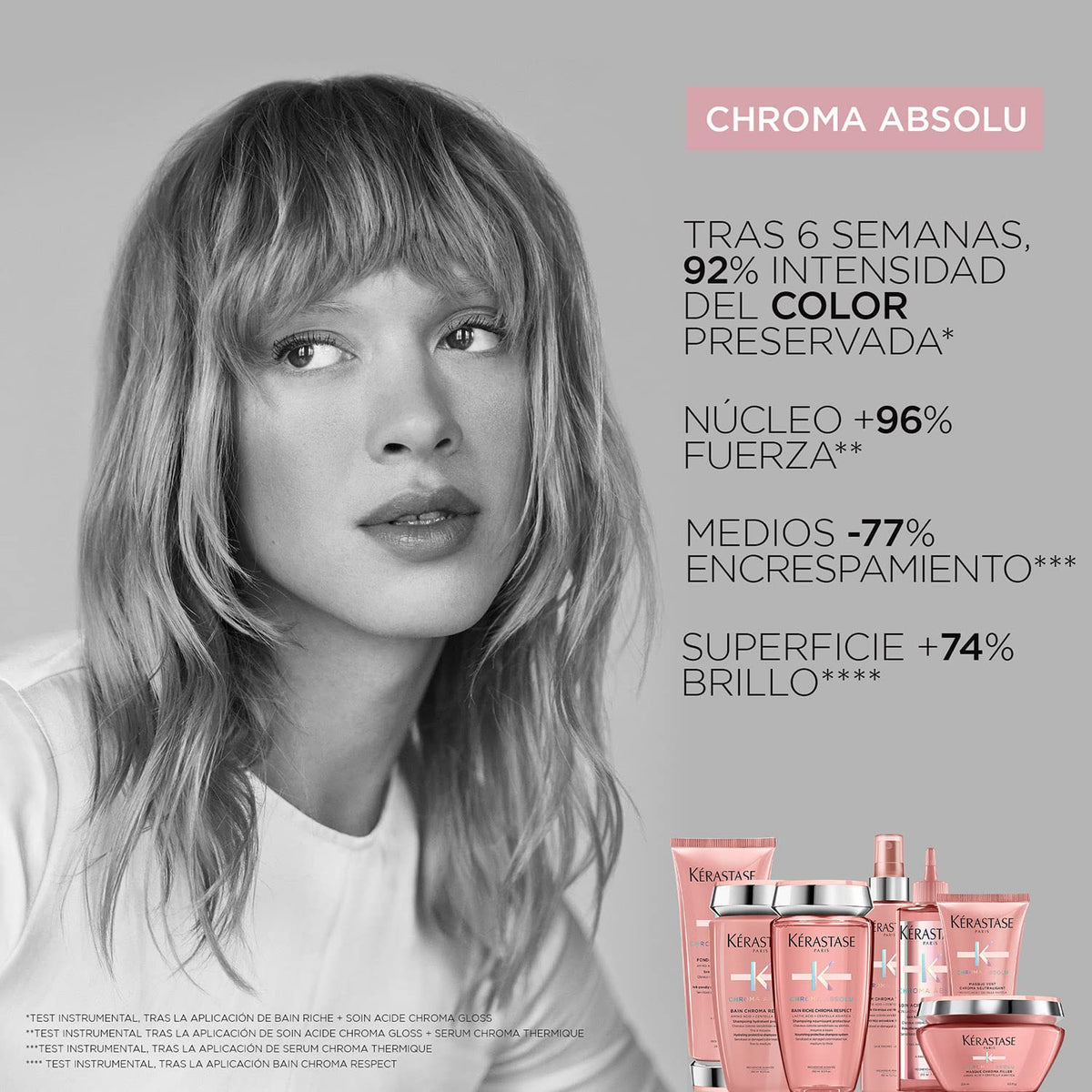 KÉRASTASE Chroma Absolute Respect Riche | Shampoo Hidratante para Cabello Teñido y Dañado con Grosor de Medio a Grueso | con Ácido Láctico y Centella Asiática