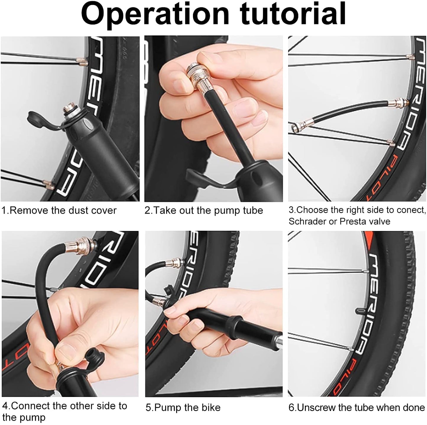 HHLC - Bomba de neumático de bicicleta, kit de herramientas de reparación de bicicleta, bolsa de sillín para bicicleta, parches, herramienta multifunción 11 en 1, palanca, alicates de enlace, falta para Road Mountain BMX, divisor de interruptor de cadena
