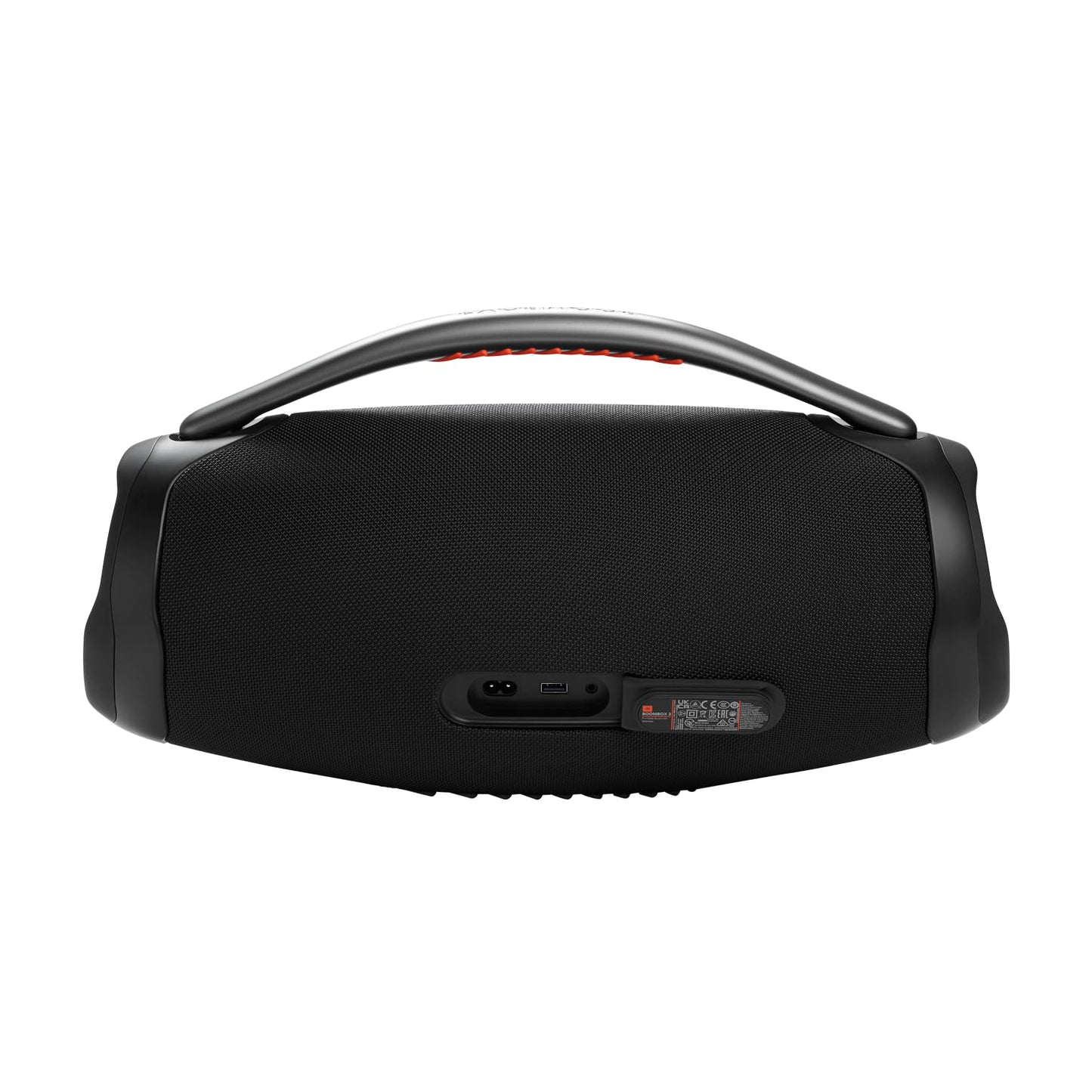 JBL Boombox 3 Bocina Portátil Bluetooth, 180W de Potencia, Reproducción 24 Horas, Resistente al Agua y Polvo IP67 - Negro