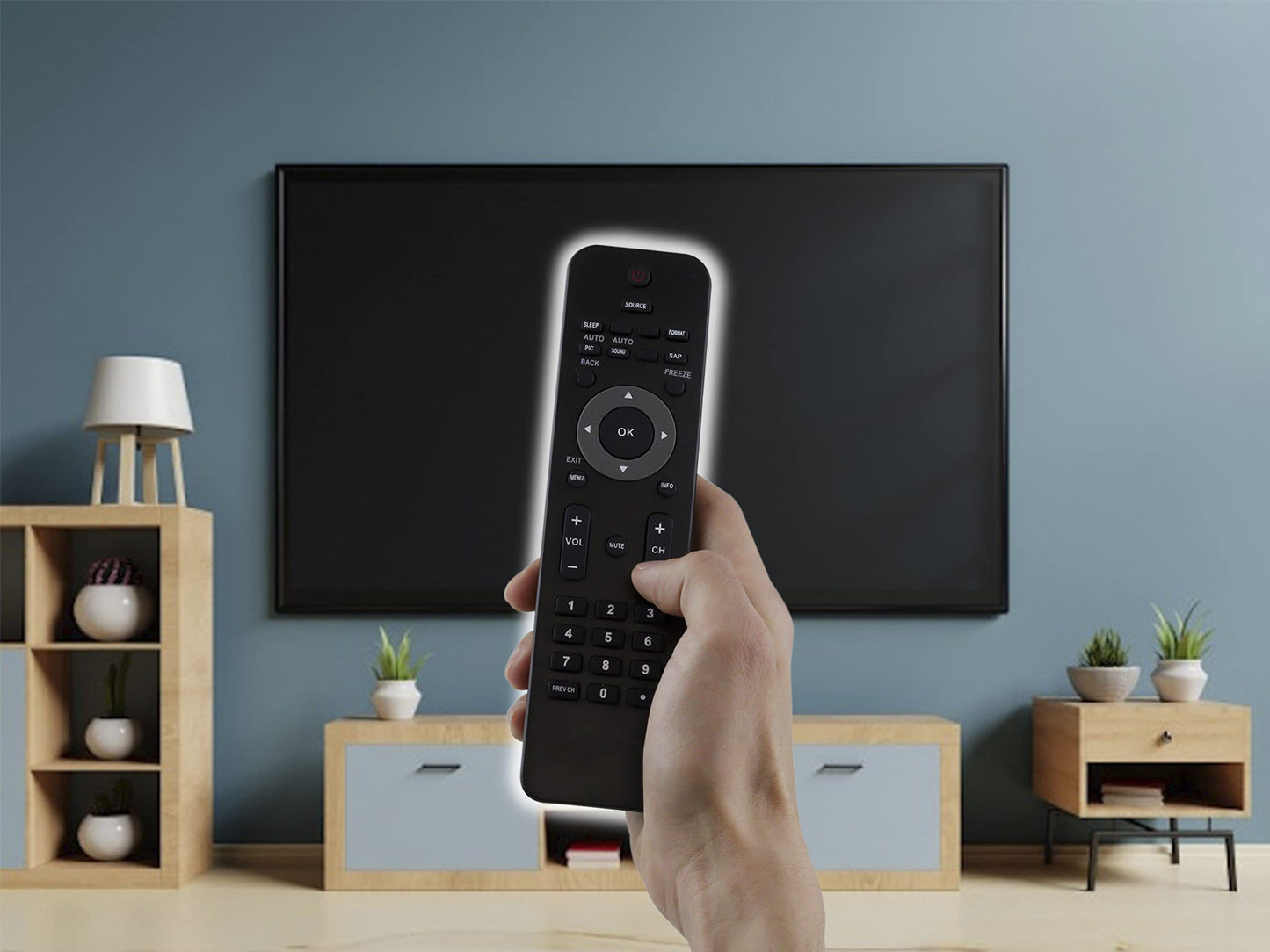 Control Remoto Philips LCD LED 19PFL3504D/F7 42PFL3704D/F7 Pantalla LCD LED