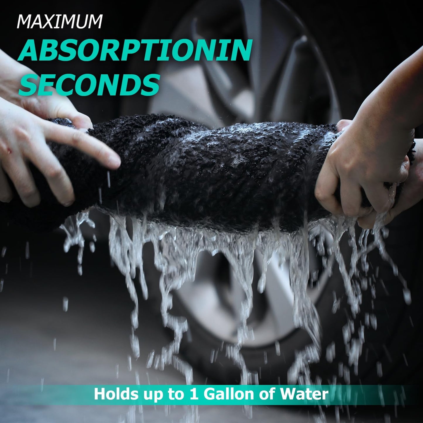 Toallas de Microfibra para Coches Ultra Suave Doble Cara 1300 g/m² Paquete de 2