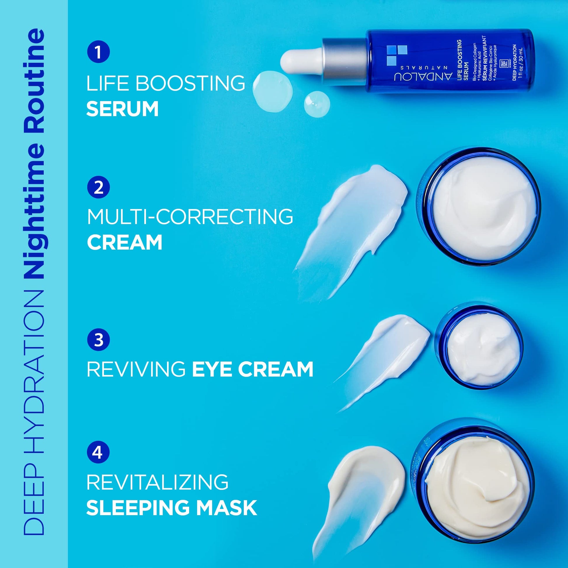 Serum Andalou Naturals para Hidratación Profunda y Vitalidad de la Piel