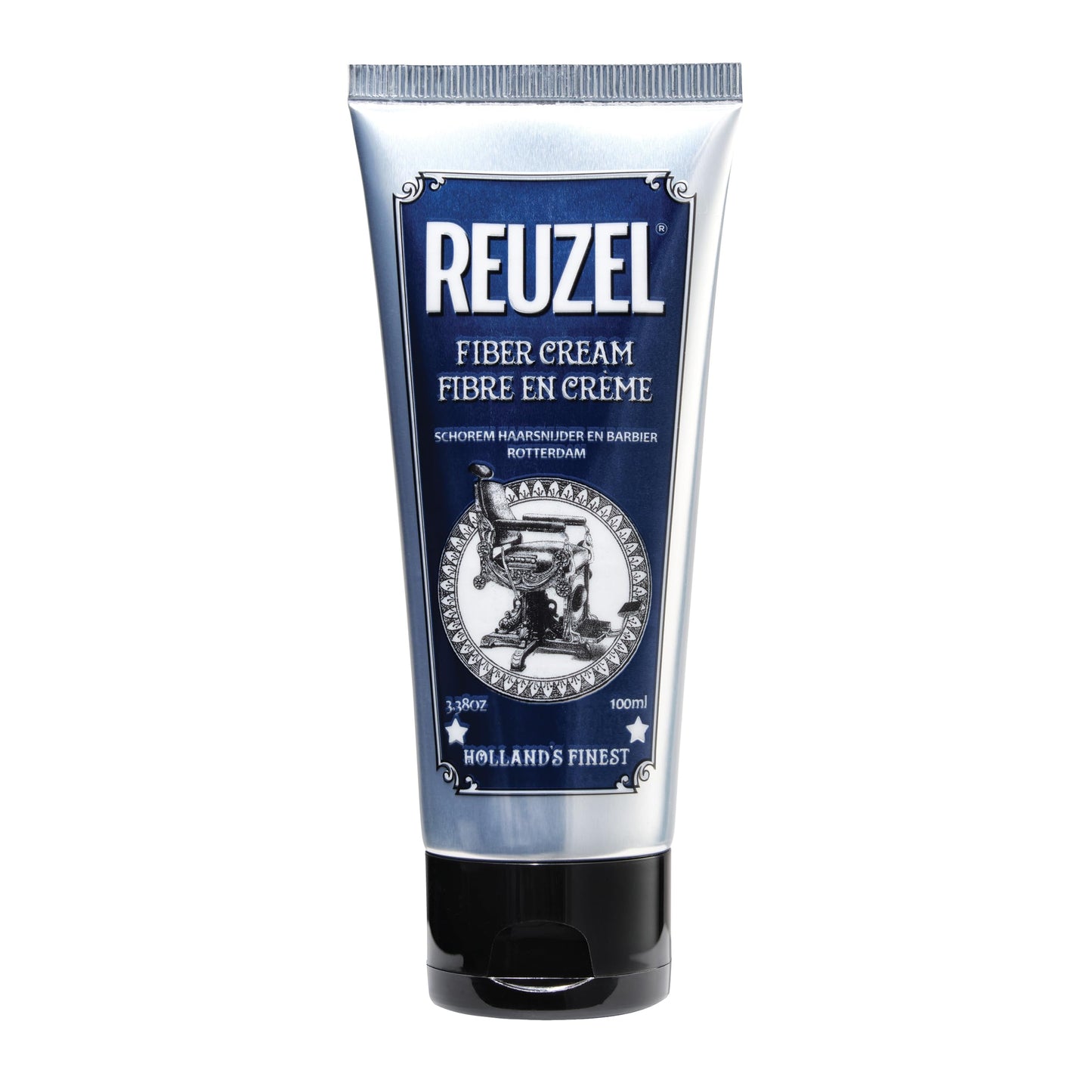 Reuzel Fiber Cream, Provides a Low Shine Finish, 100 ml