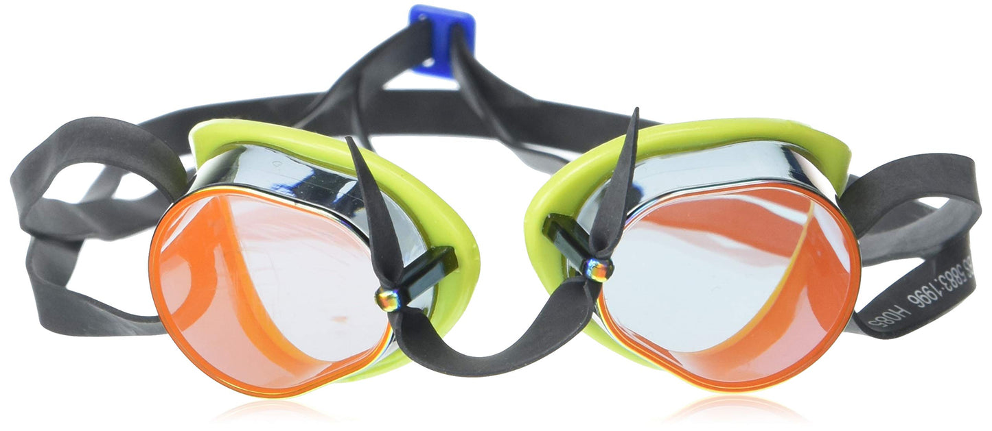 Lentes TYR Socket Rockets 2.0 Metalizado Rojo Amarillo Fluorescente Una Talla