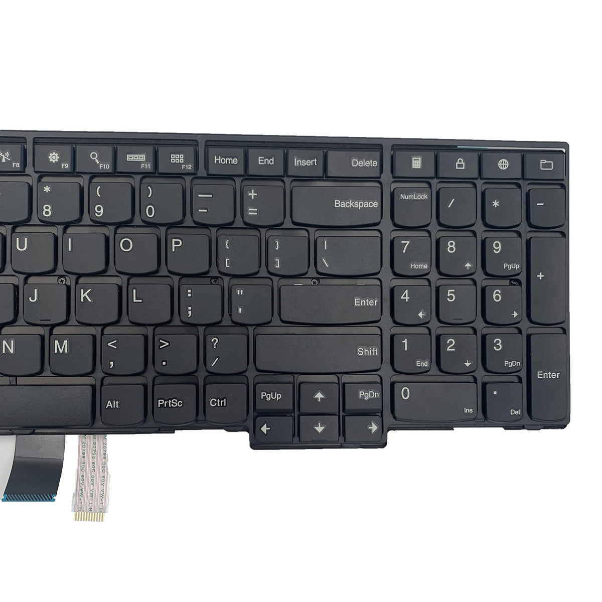 Repuesto Portátil Tiugochr Lenovo ThinkPad Negro con Teclado de Señalización