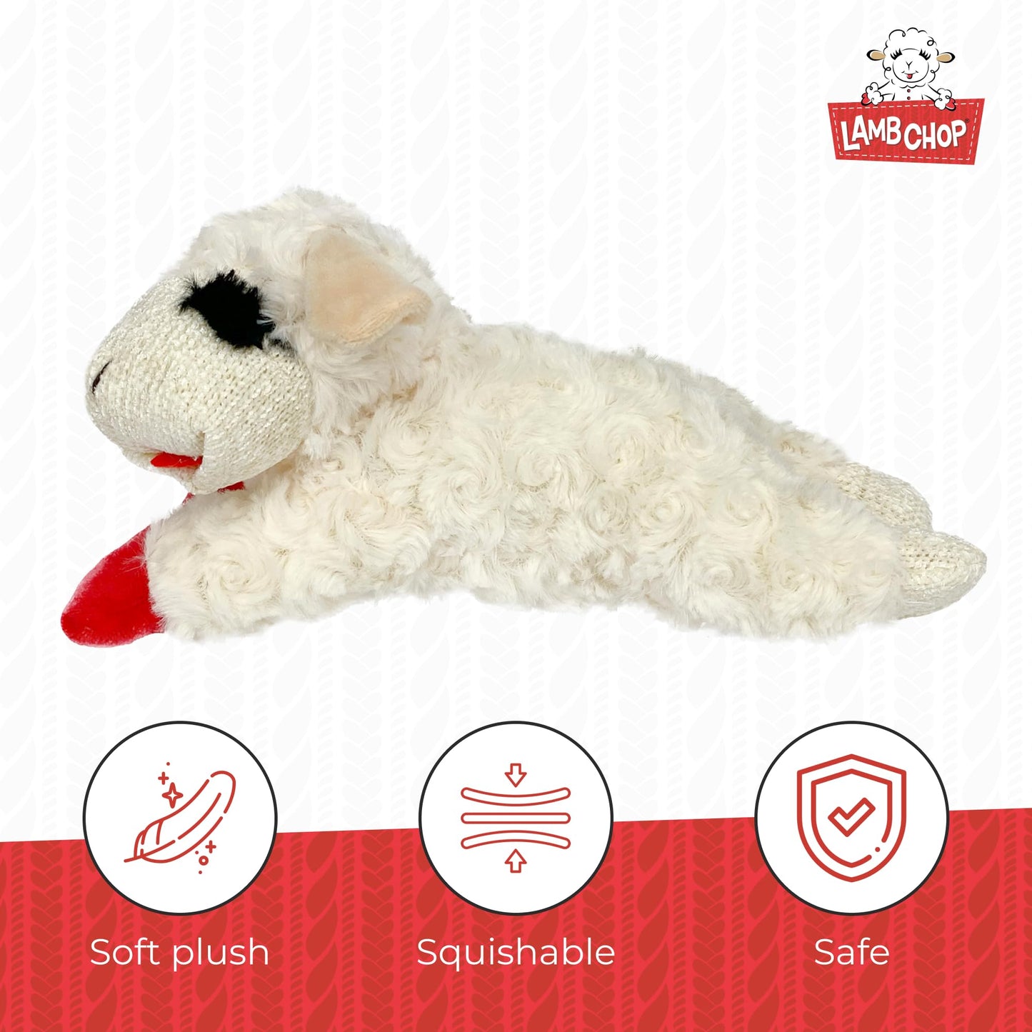 Juguete de Peluche para Perros Multipet Blanco Lambchop