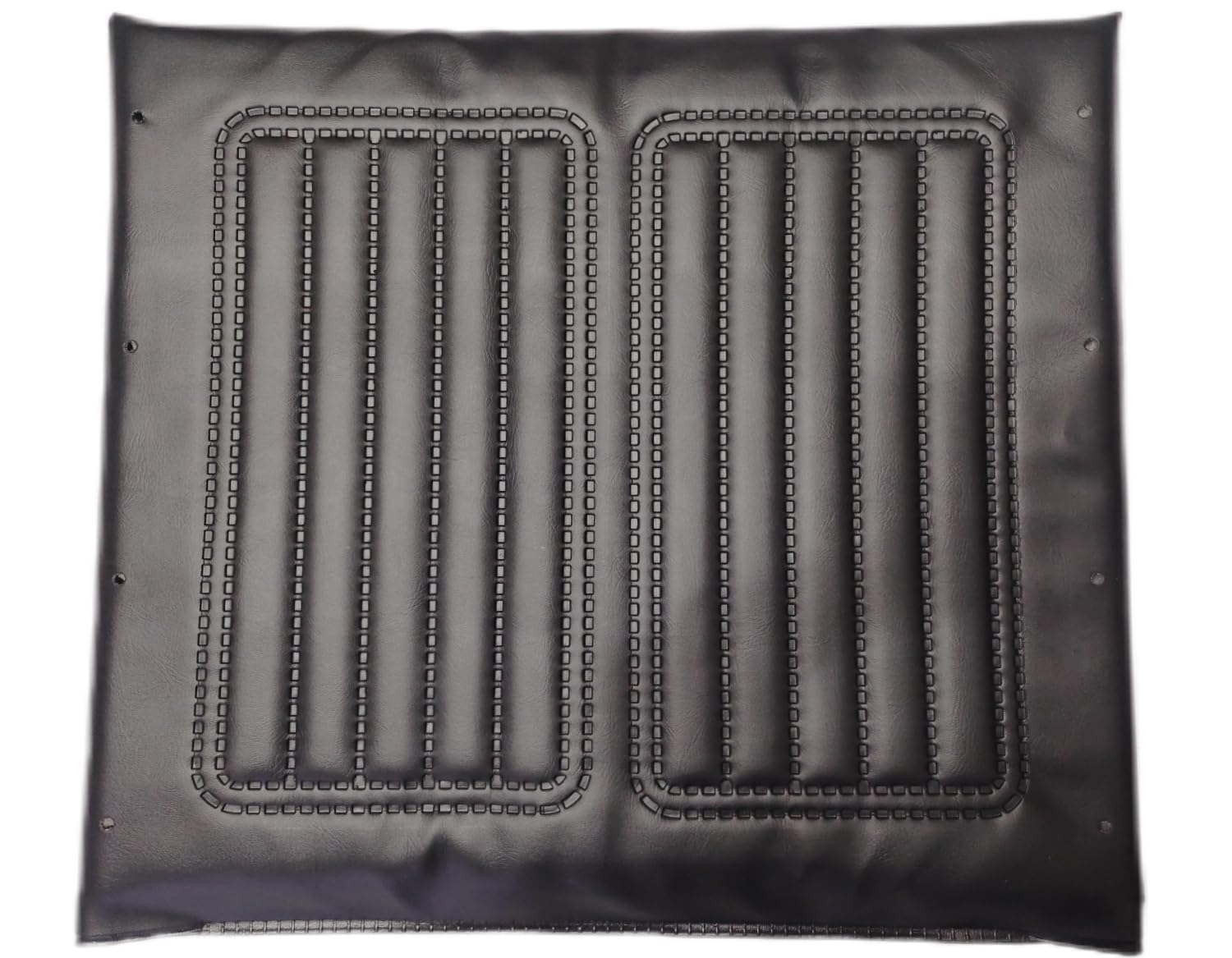 ForconMed Silver Sport 2 Cojín para Silla De Ruedas 18 Pulgadas, Asiento De Repuesto para Silla De Ruedas, Tapicería De Asiento Vinil 18X16”, Relieve, Piezas De Repuesto, con Herrajes, Stds3