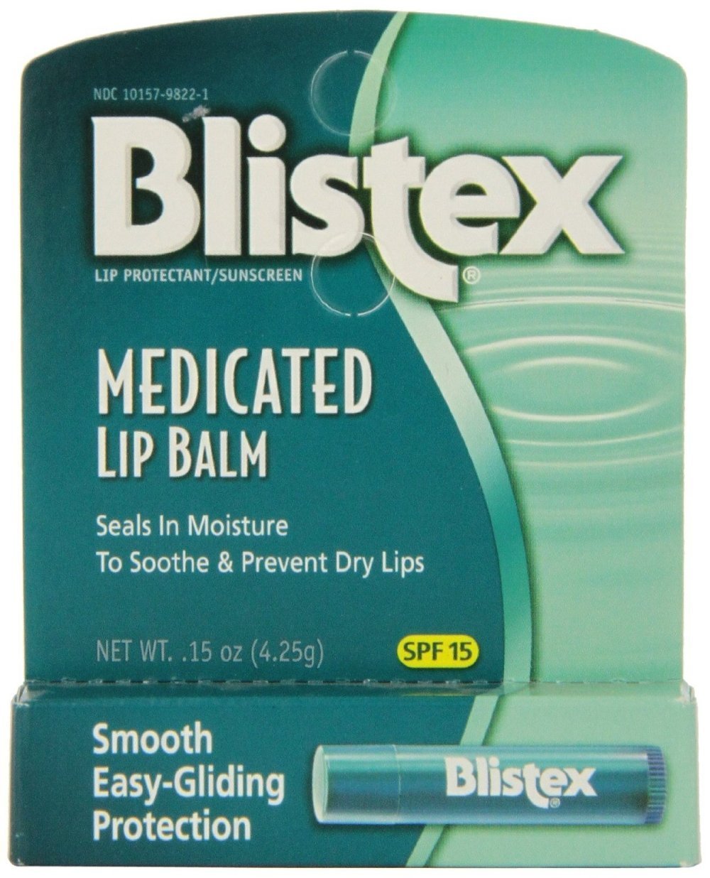 Blistex Bálsamo Labial Medicado Spf 15 0.15 Oz, Paquete de 8