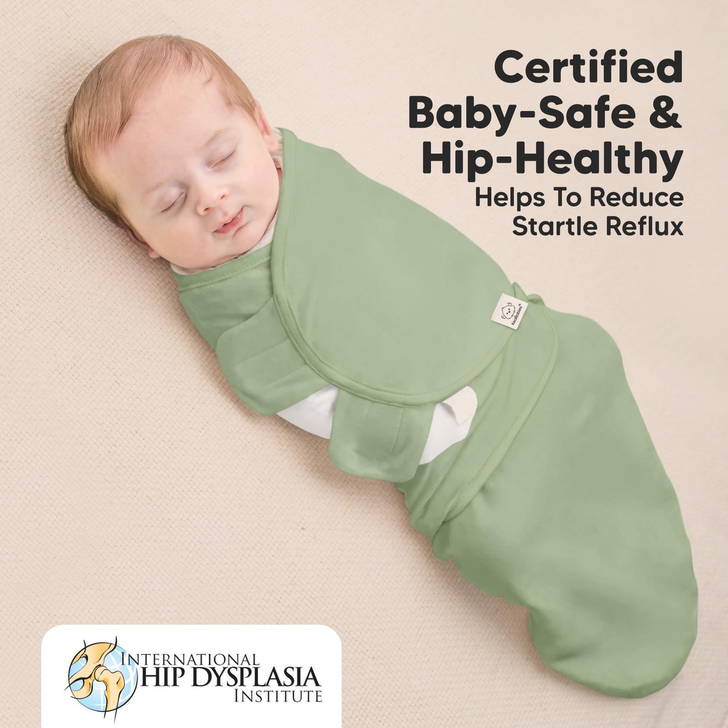 KeaBabies Paquete de 3 paños Soothe Zippy (Slate, OS)