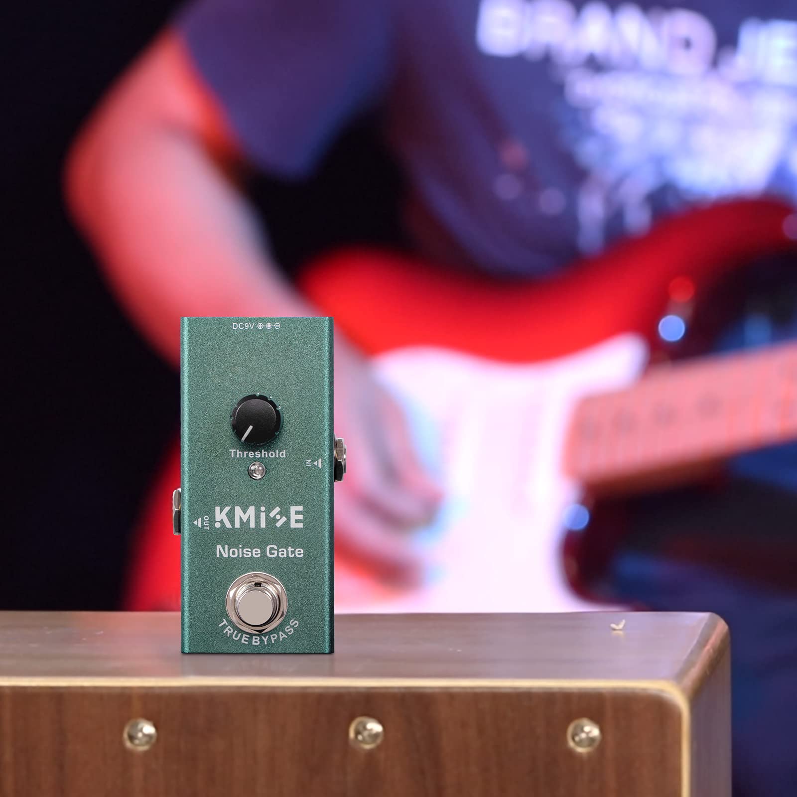 lotmusic Pedal de efectos de guitarra eléctrica Mini tipo único DC 9V True Bypass (Noise Gate)
