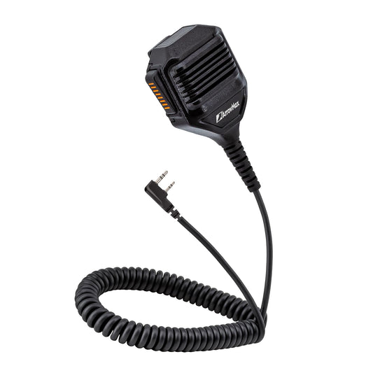 Arrowmax APM450-K2 IP67 - Micrófono de altavoz de hombro impermeable compatible con BaoFeng BTECH UV-5R UV-5RA UV-5RE UV-5R3 BF-F8HP UV-82HP Kenwood Radios de 2 pines NX-1200 NX-1300 NX-P1200 NX-P1300