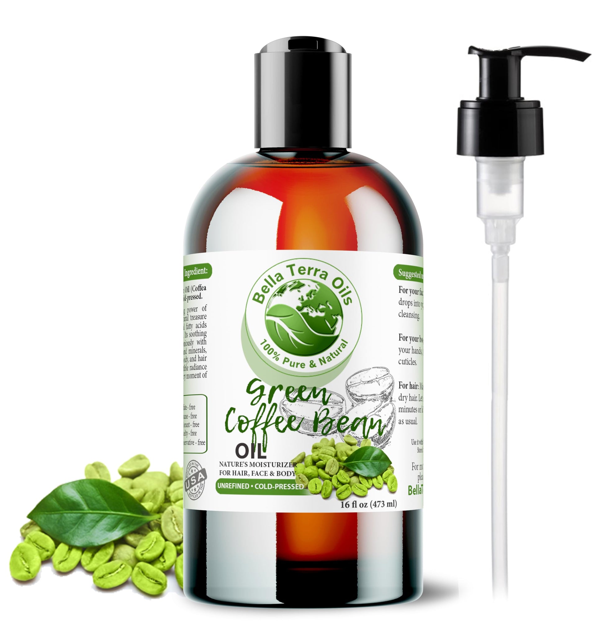 Aceite Orgánico de Café Verde para Piel: Regenerador y Antiinflamatorio con Descuento Exclusivo en Línea.