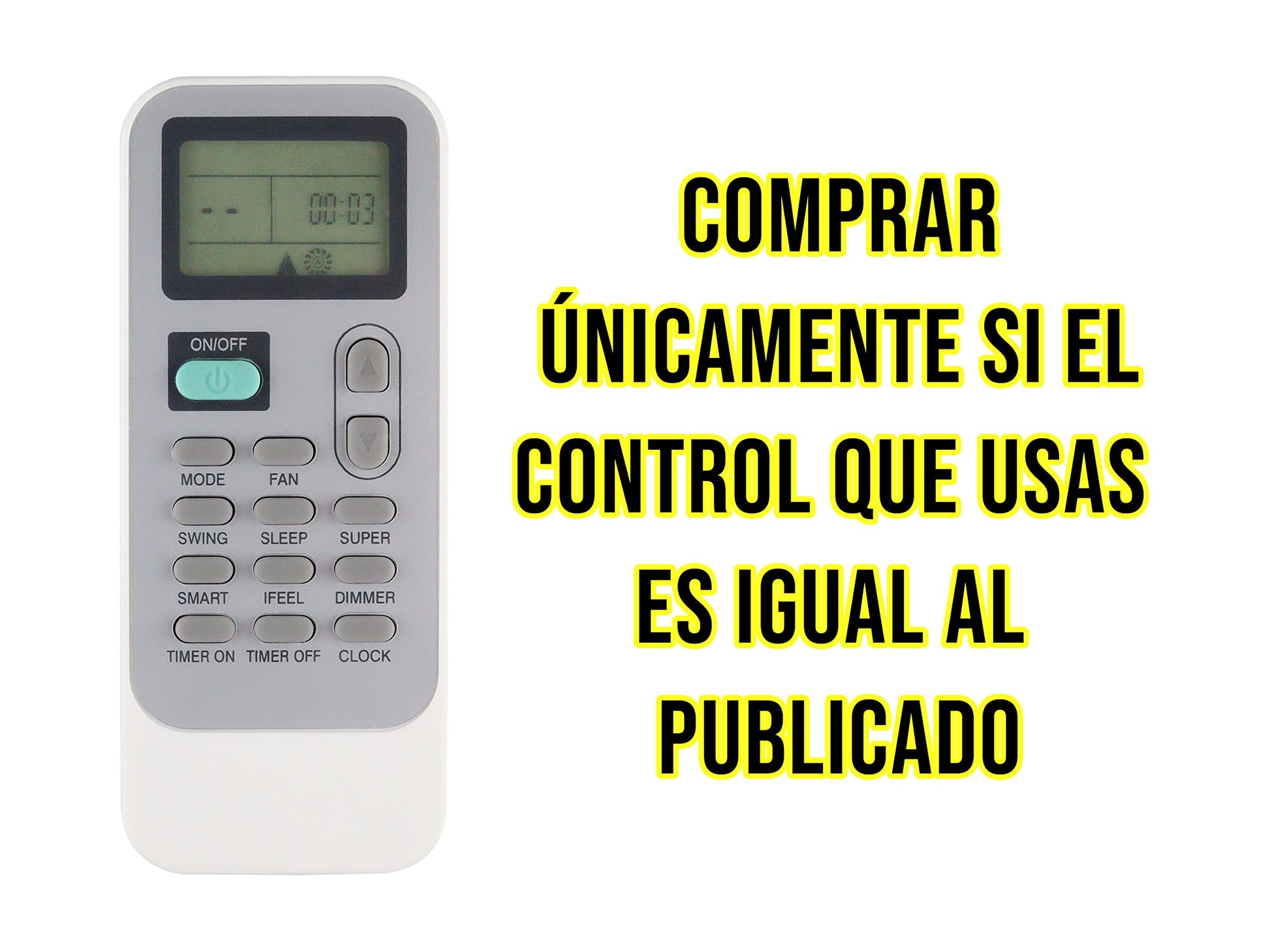 CONTROL EXPERT Control Hisense Minisplit DG11J1-01 Aire Acondicionado Clima