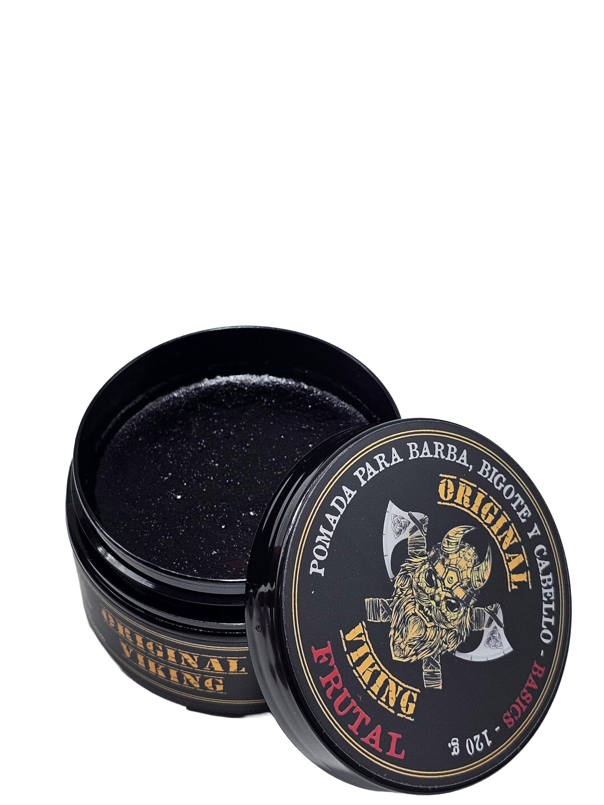 ORIGINAL VIKING Pomada Frutos Rojos 2 Pack – Pomada para Cabello Hombre Fijación Media con Aroma a Frutos Rojos | Modelado Preciso y Duradero | Para Cabello y Barba | Vegano, Sin Parabenos, Base Agua | 2 x 120g (240g)