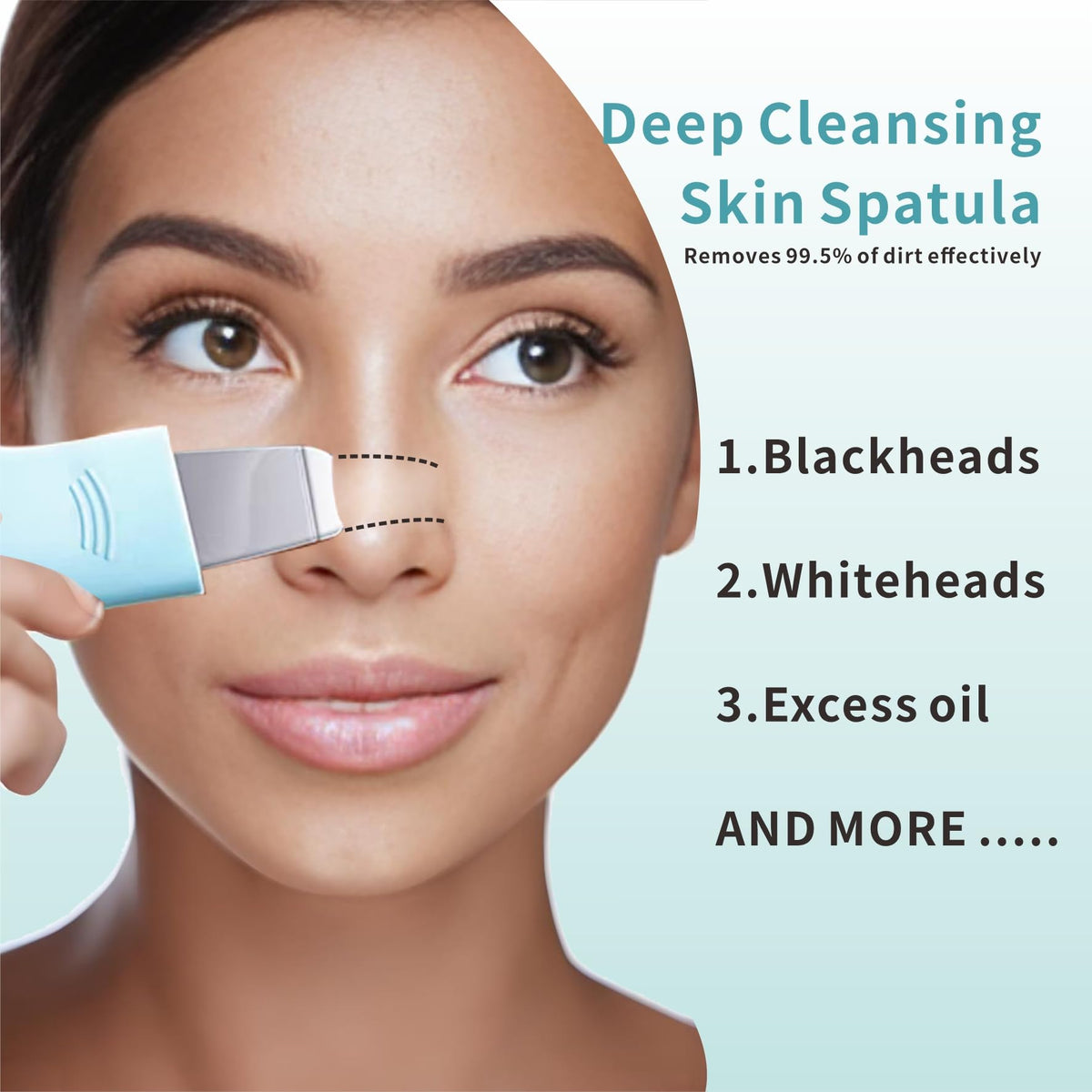 2 depuradores faciales de silicona con herramienta removedor de puntos negros para la cara, nariz, limpieza profunda y exfoliante, limpiador de la piel, cepillo de cuidado de la piel para hombres y