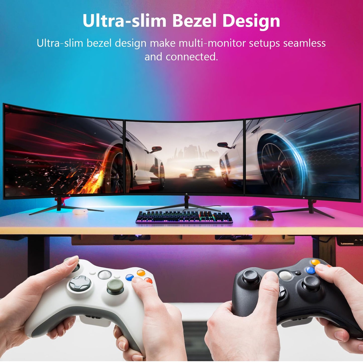 Monitor de Juego Z-Edge UG24 Curvo FHD 1080 con 180 Hz