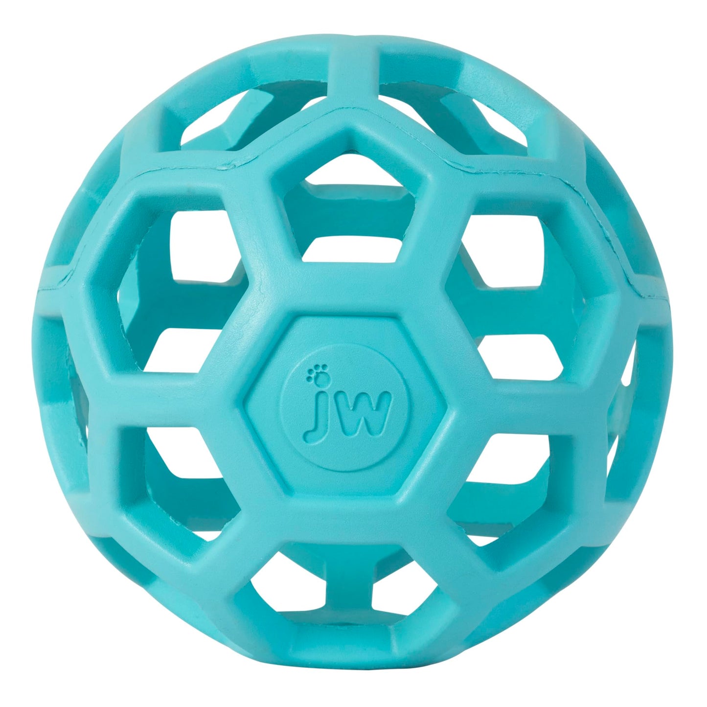 Juguete Bola de Rompecabezas JW Pet Azul Hule Natural Mediano para Perro