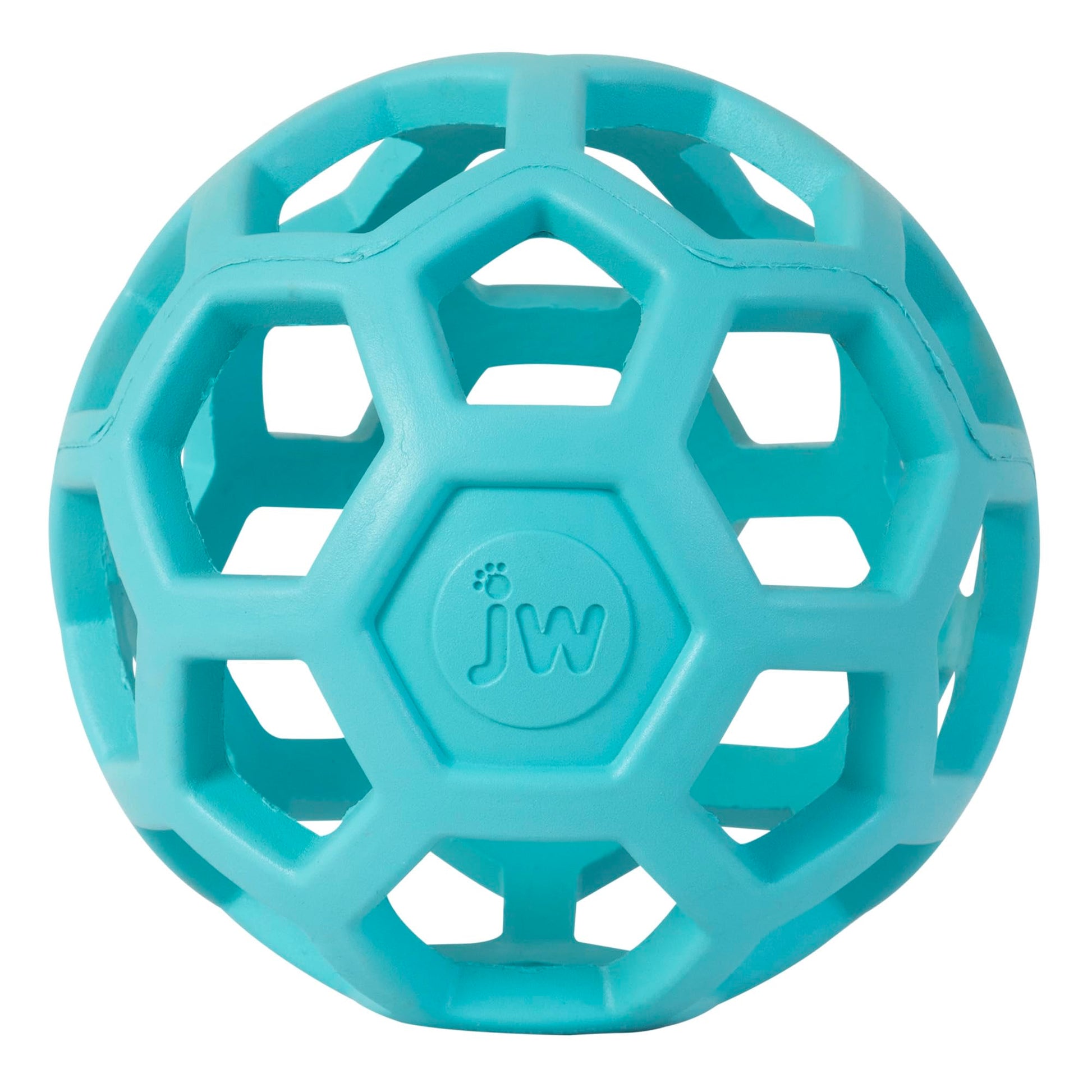 Juguete Bola de Rompecabezas JW Pet Azul Hule Natural Mediano para Perro