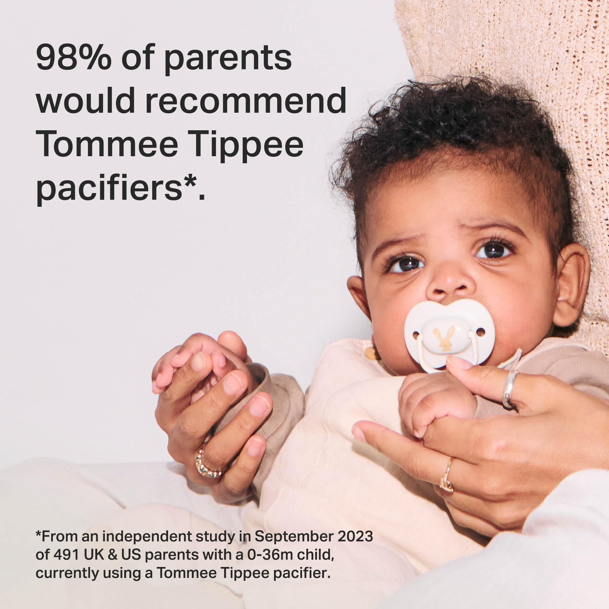 Chupete Tommee Tippee Azul Verde Bolsa Simétrica sin BPA 0-6 Meses Paquete de 6