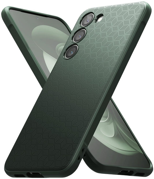 Funda Samsung Galaxy S23 Plus Ringke Onyx Dark Green Antihuellas y Antideslizante