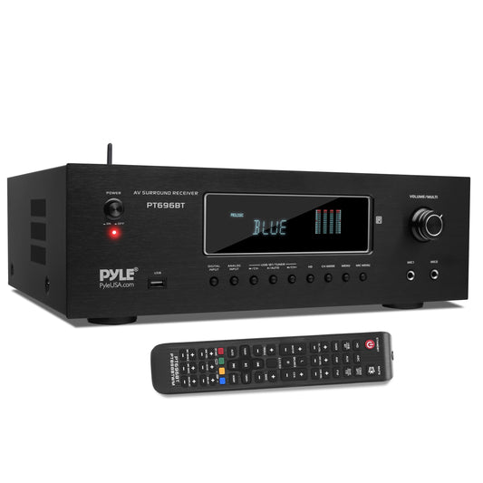 Sistema de Altavoces PA Portátil Pyle 10 Pulgadas Inalámbrico con Micrófonos y Soporte para Tablet