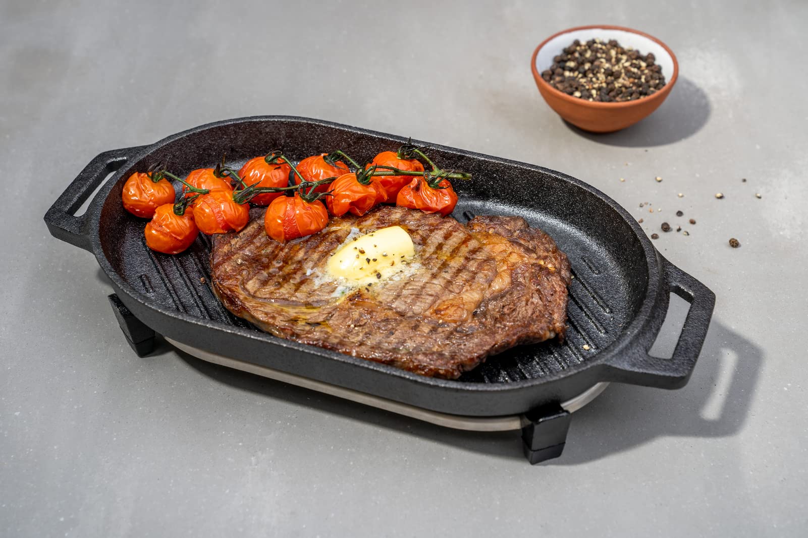 Sartén de Hierro Fundido Ooni Grizzler 31cm para Parrilla y Horno