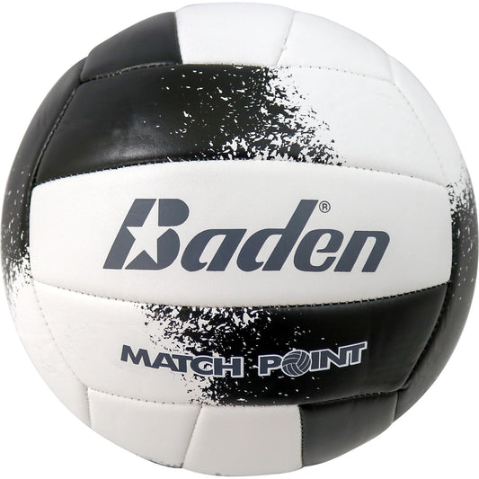 Baden MatchPoint - Balón de Voleibol, Negro/Blanco, Talla 5