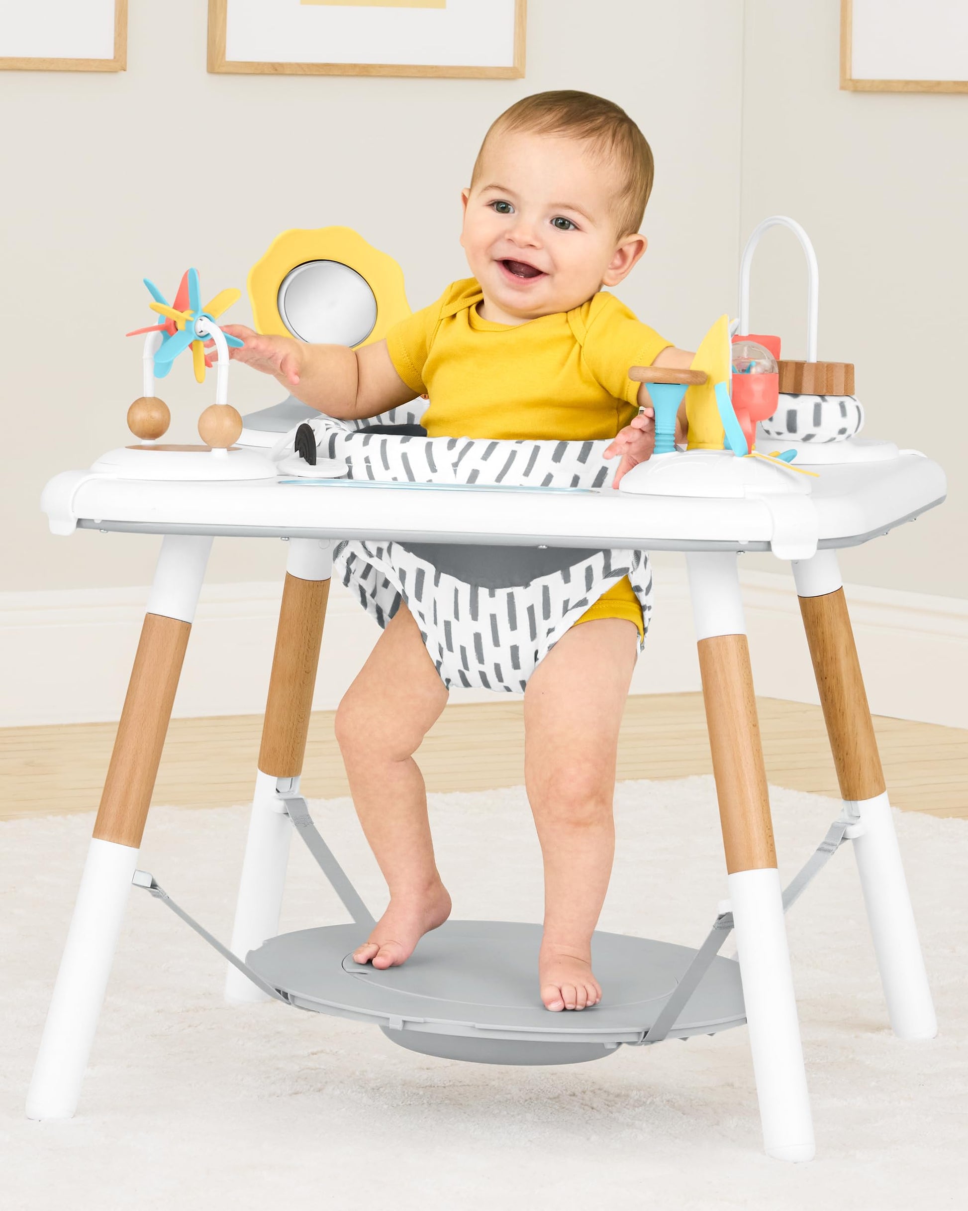 Centro de Actividades Skip Hop Discoverosity Montessori y Mesa de Juego Azul para Bebés a Partir de 4 Meses