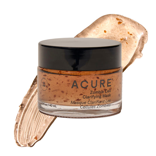 Acure | Máscara Exfoliante de Células Zombi | Aumenta la renovación celular | Con niacinamida y ácido salicílico, 40 ml