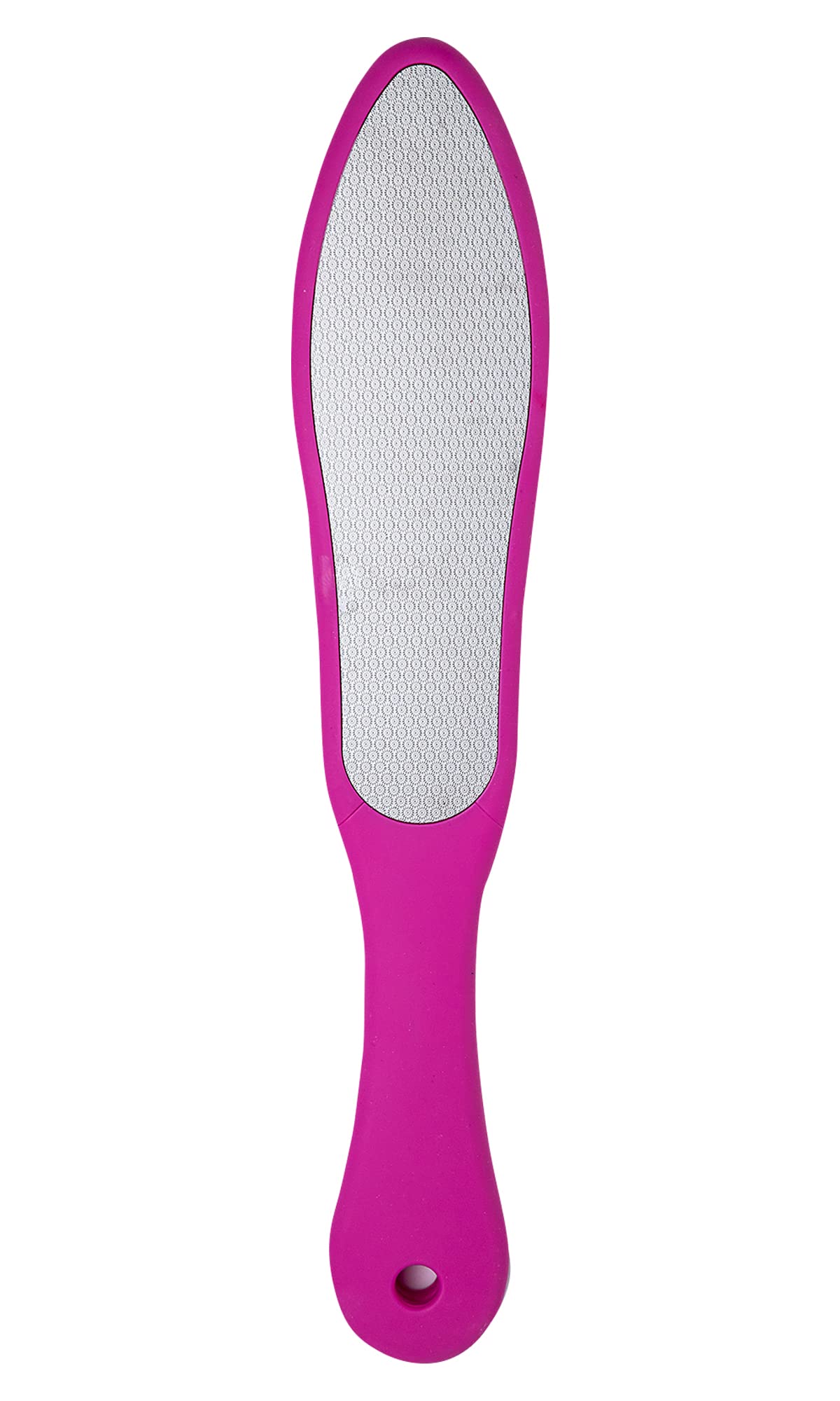 NAIL FACTORY - Lima Para Pedicure Extra Grande con doble lado. Acero Inoxidable. Color Rosa