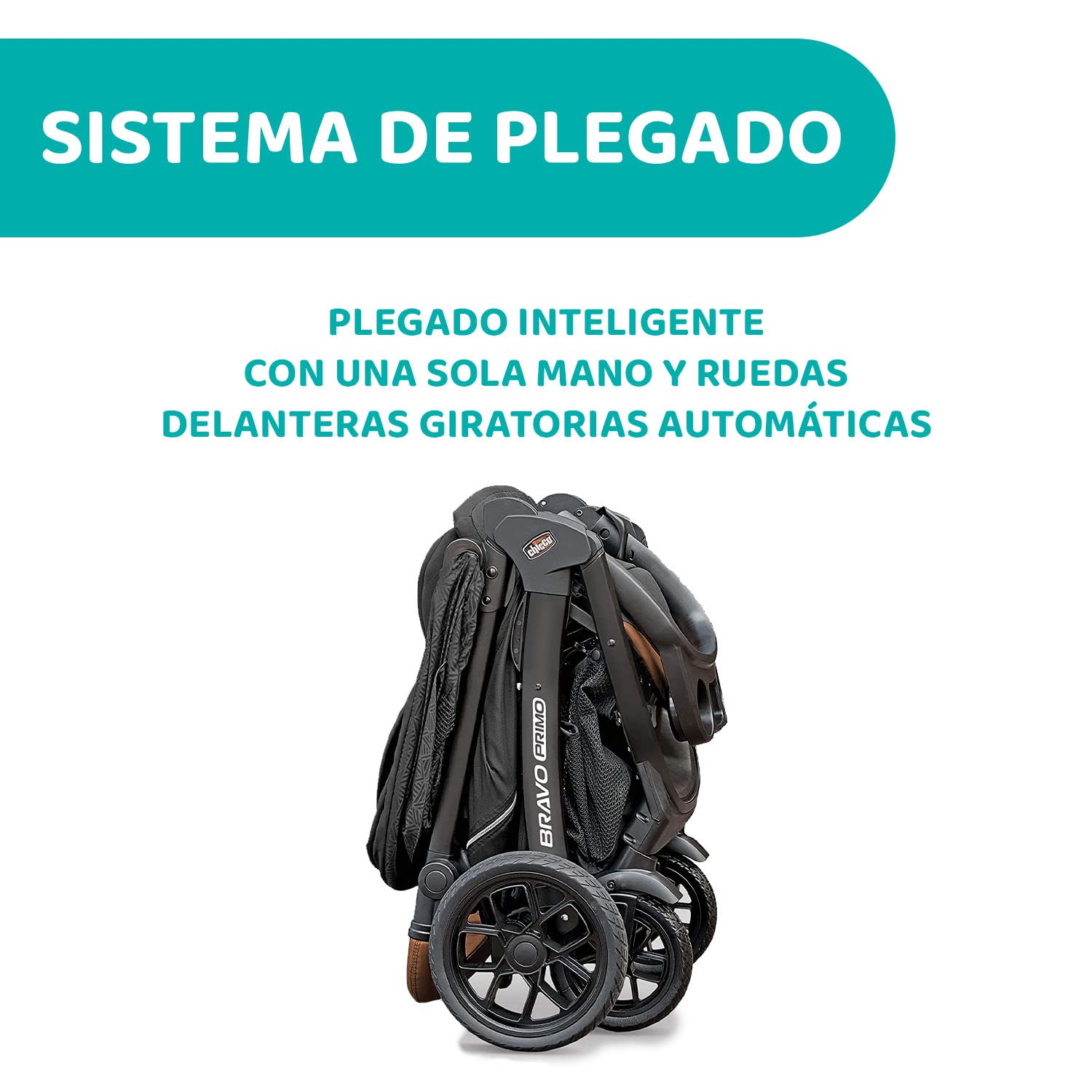CHICCO, Carriola Modular Bravo Primo Springhill, Con Autoasiento Premium 3 en 1
